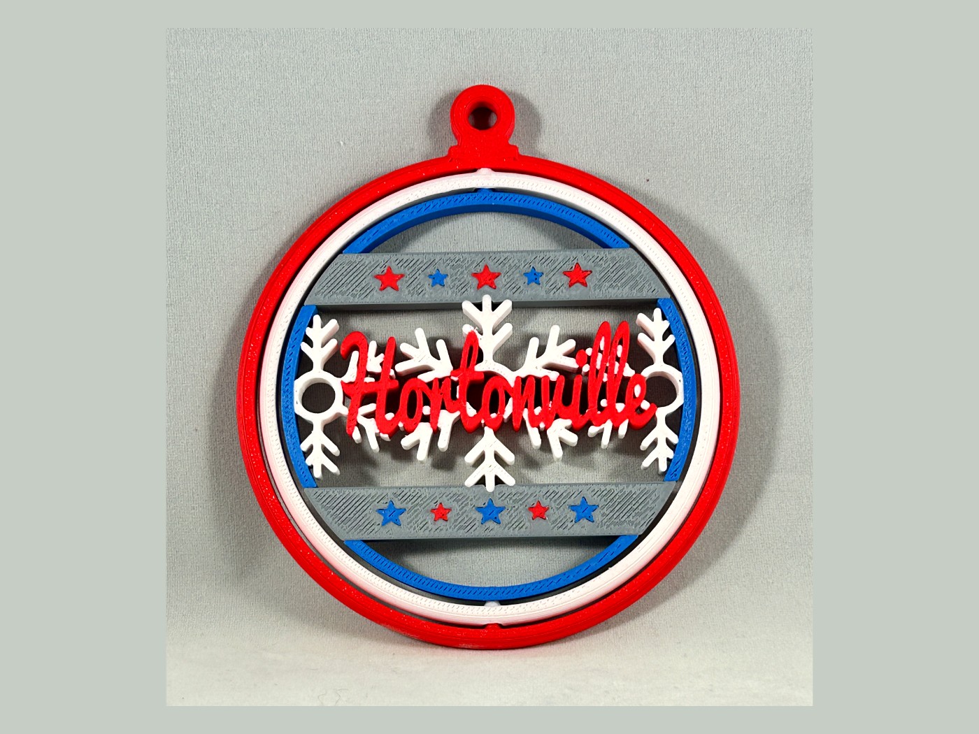 Custom Christmas Ornament - custom 3D printed by Yogerst Solutions, Fox Cities WI