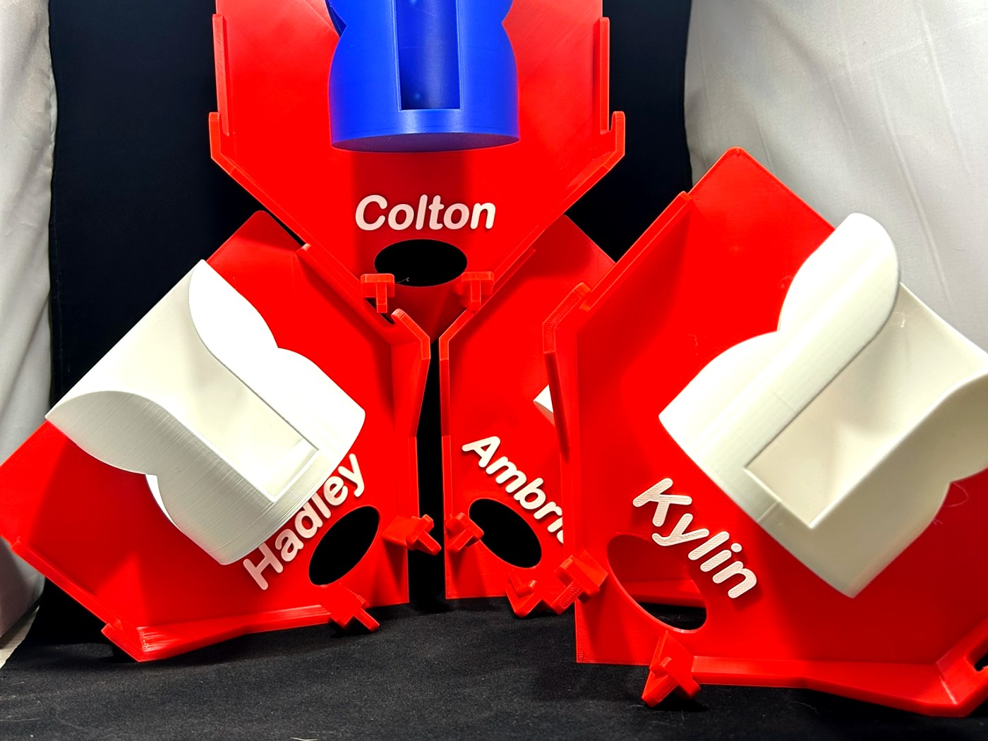 Custom Dugout Organizer - custom 3D printed by Yogerst Solutions, Fox Cities WI