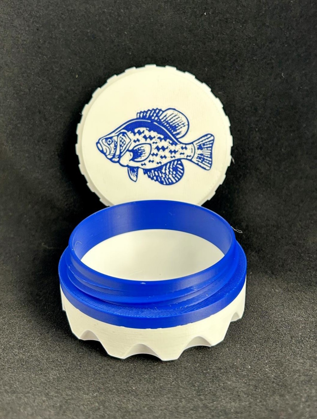 Fish Bait Puck - custom 3D printed by Yogerst Solutions, Fox Cities WI