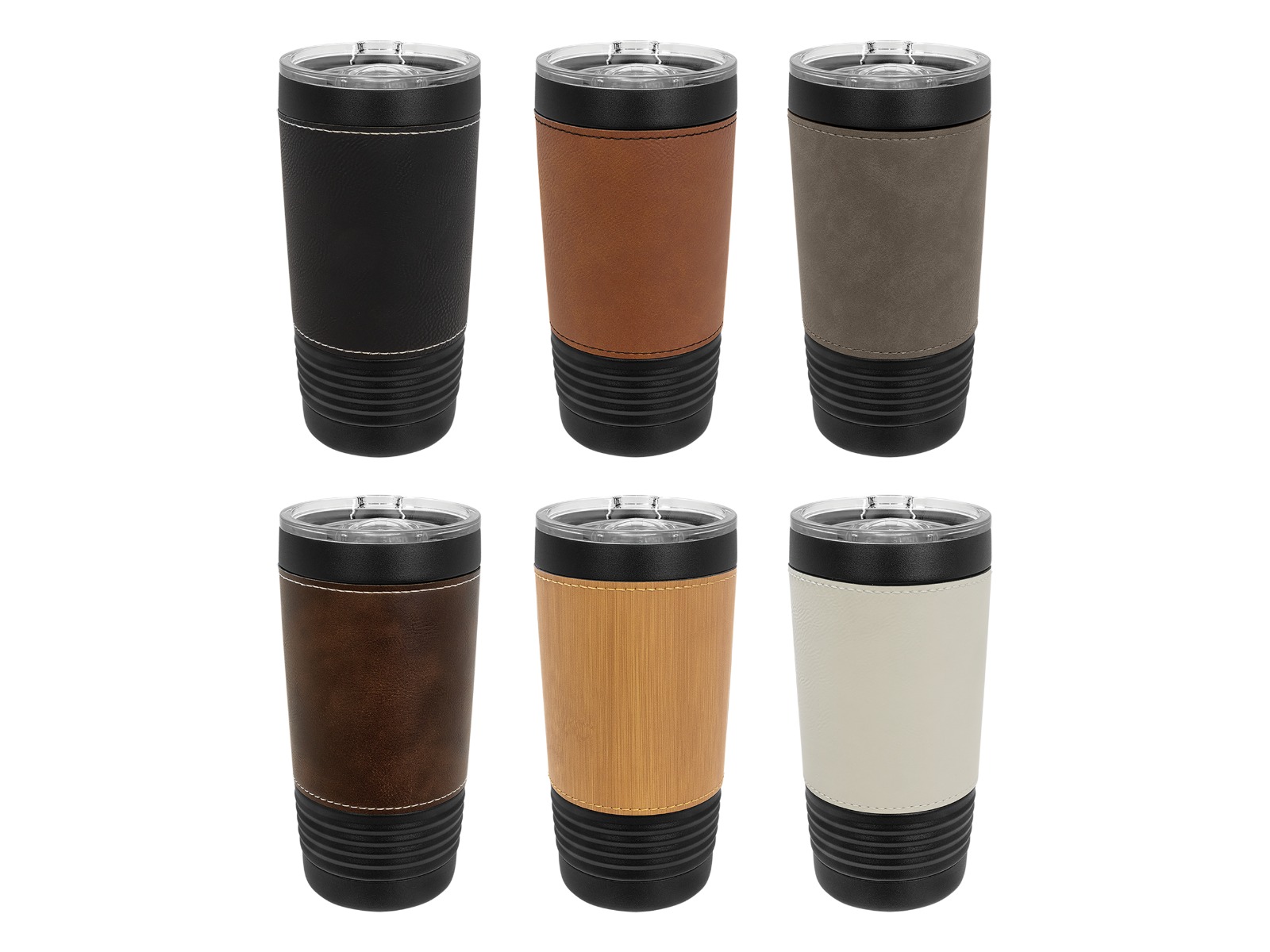 Leatherette Wrapped Tumbler - custom laser-engraved by Yogerst Solutions, Fox Cities WI
