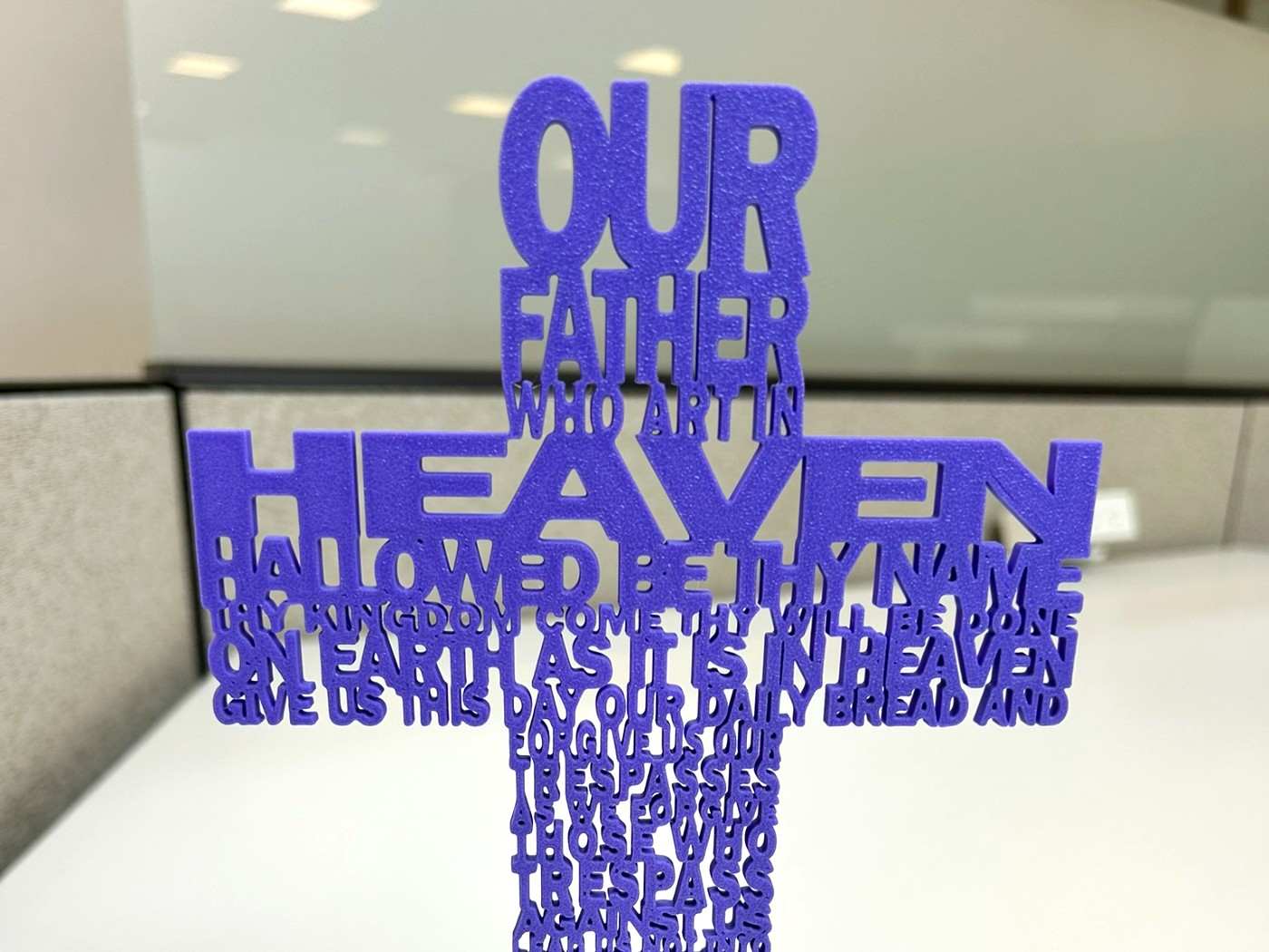 3D Printed Personalized Word Art - custom 3D printed by Yogerst Solutions, Fox Cities WI